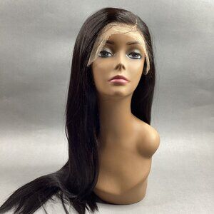 SleekLay Nolani Long Straight #2 Darkest Brown Synthetic Lace Wig